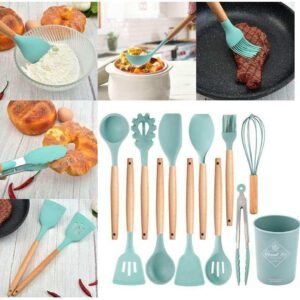 12 Pcs Silicone Non-Stick Cooking Tool Set