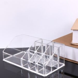 Clear Acrylic Cosmetic & Makeup Organizer – Transparent Vanity Storage Holder