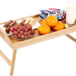 Bed Serving Tray and study table with Folding Legs