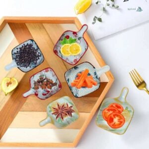 Mini Ceramic Dip Pot with Handle