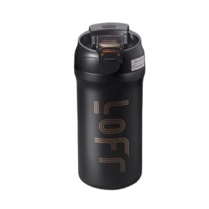 LOFI Premium Stainless Steel Insulated Water Bottle – 600ml (Leak-Proof Flip Lid)